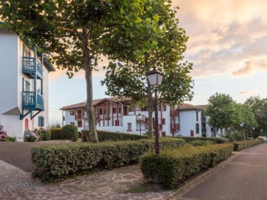 T1 Bis Avec Piscine Vue Golf Et Montagnes Apartman Arcangues Kültér fotó